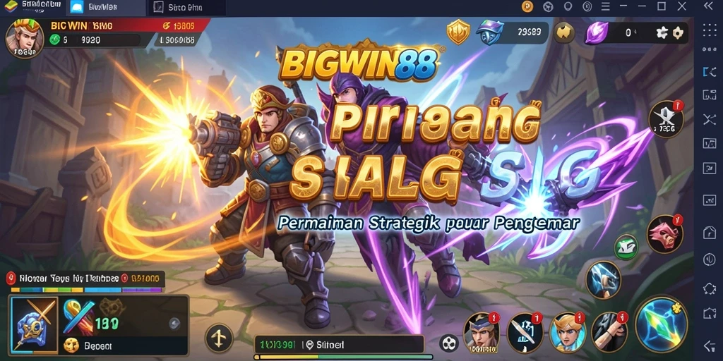 Screenshot gameplay <strong>BIGWIN88</strong> yang menampilkan strategi seru dan kolaborasi pemain.