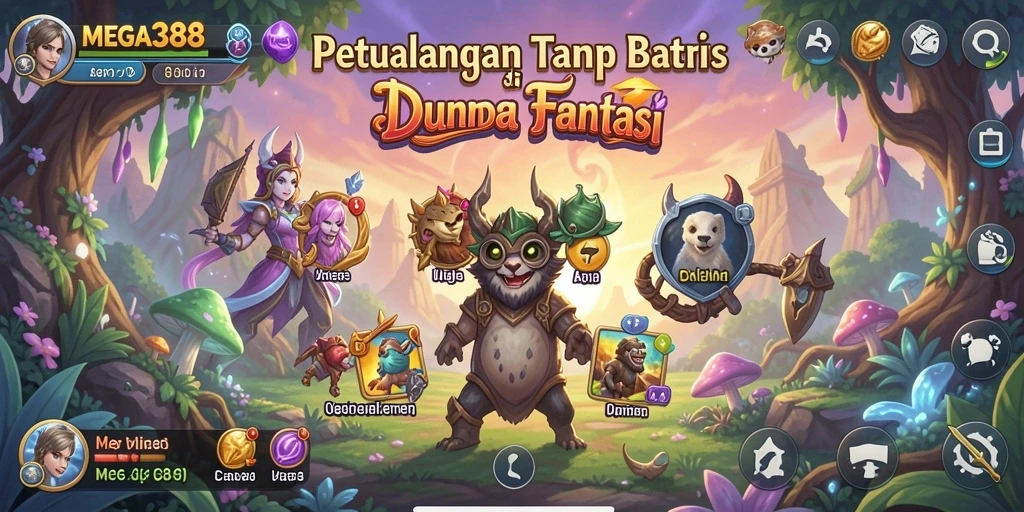 Gameplay seru di dunia fantastis MEGA388.