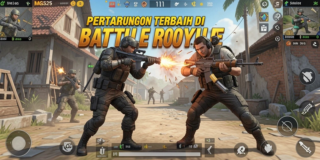 Tampilan gameplay MG525 yang intens dan penuh aksi.