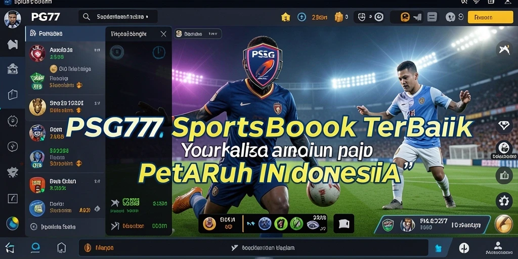 Tampilan menarik dari permainan Sportsbook PSG77 dengan beberapa pilihan taruhan.