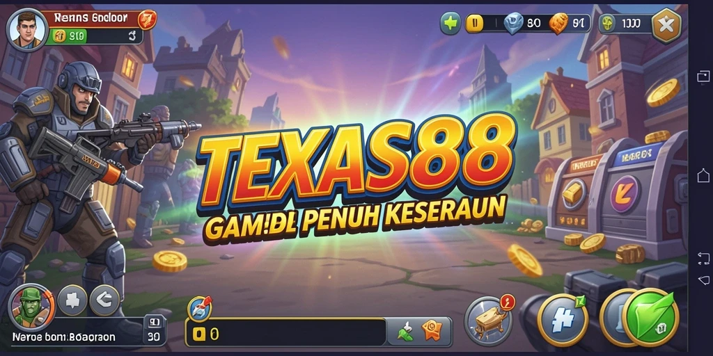 Tampilan gameplay <strong>TEXAS88</strong> yang mengasyikkan dan memukau.