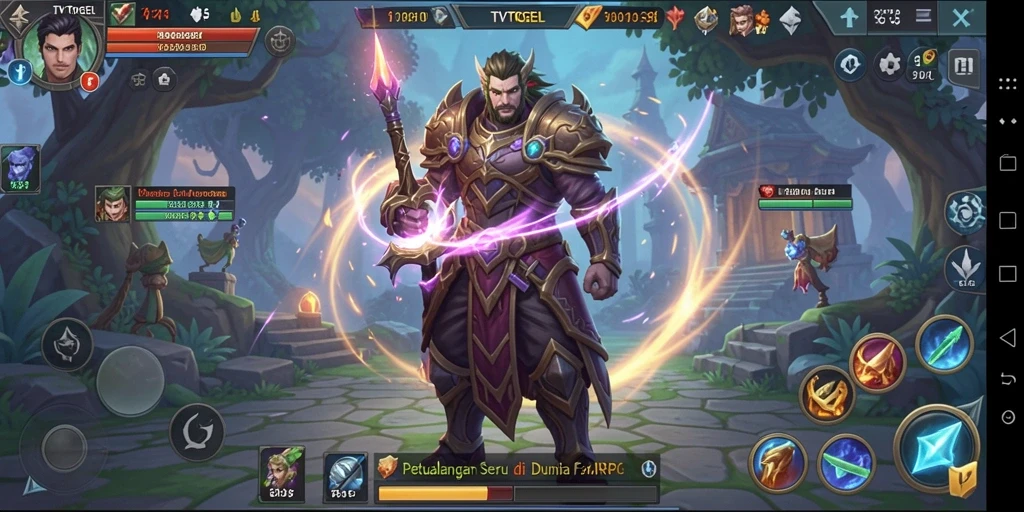 Gameplay menarik dengan karakter ARPG yang beragam.