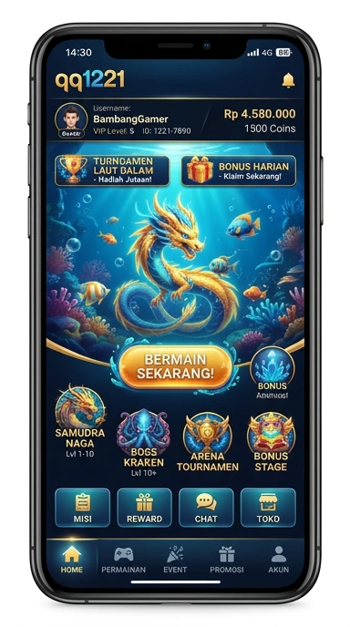 Antarmuka pengguna qq1221 yang intuitif dan mudah dipahami.