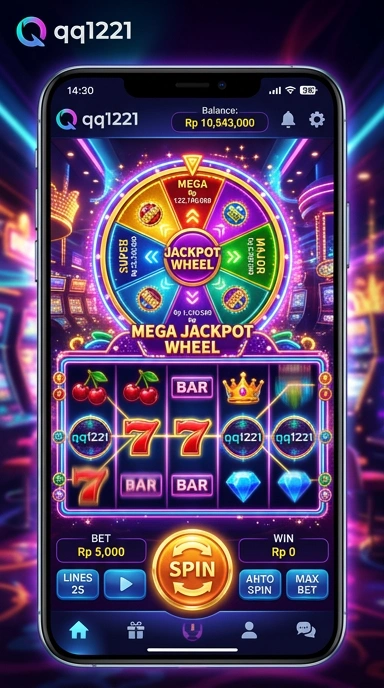 Screenshot fitur terbaru dari aplikasi di qq1221.
